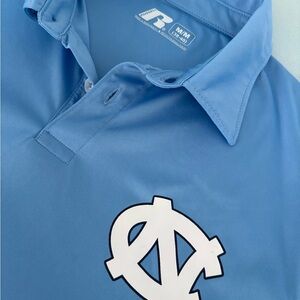 Russell Athletic Men's UNC DriFit Polo Golf Shirt